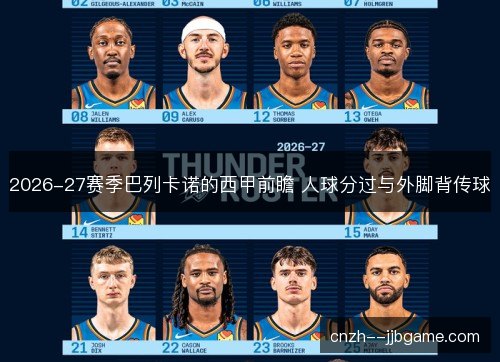 2026-27赛季巴列卡诺的西甲前瞻 人球分过与外脚背传球